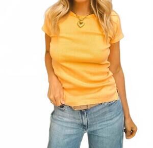 NEW DYLAN rowan rib tee in sunset